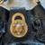 STEVEN by STEVE MADDEN Black leather purse Gold Turnkey Hardware 3 thumbnail