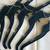 200 durable  black plastic clothes hangers 2 thumbnail