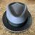 Jaxon Grey Crushable Wool Felt Fedora Hat - LARGE - NEW 2 thumbnail