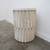 Global Views Chiseled Stone Textured Round Accent Table 18” D x 26” H 6 thumbnail