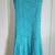 Turquoise Lace Prom Holiday Wedding Beach Dress Sz XS XSmall 3 thumbnail