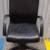 2 Black Real Leather High Back Commercial Office Chairs 1 thumbnail