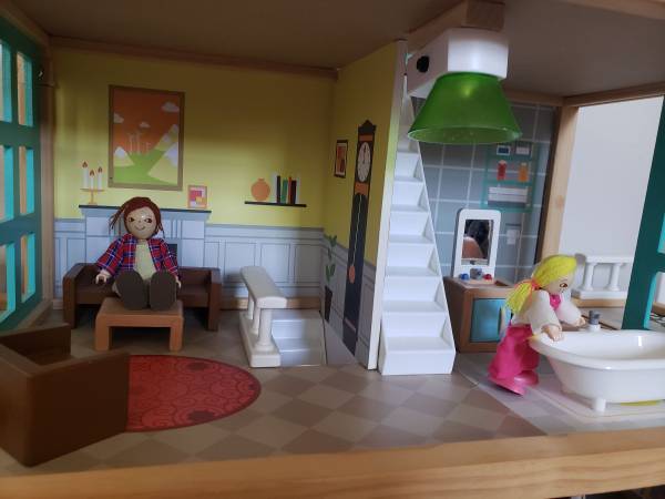 Hape wooden mansion doll house - $100 (San Marino)63471471531649122