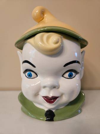 Holland mold pixie elf vintage cookie jar - $30 (Duluth)63469932539395120