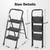 New 500lbs Weight Capacity HBTower 3 Step Ladder for Adults, Foldable Step Stool 5 thumbnail