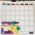 NEW SEALED Magnetic Dry Erase Monthly Calendar Board 11 3/8 x 11 3/8 1 thumbnail
