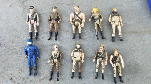 Mego Eagle Force figures 1