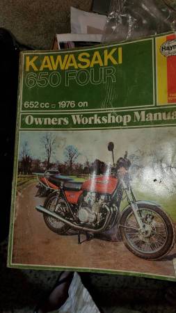 Kawasaki repair manual. Best motorcycle I ever owned 1