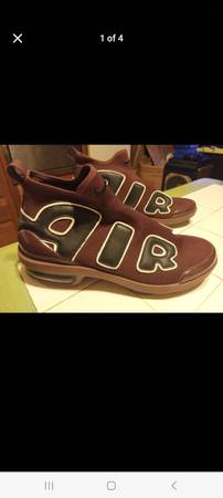 Womens nike burgundy slip on shoes size 8.5 1