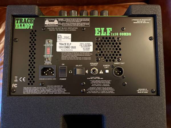 Trace Elliott ELF 1x10” 200w Bass Combo Amp - musical instruments