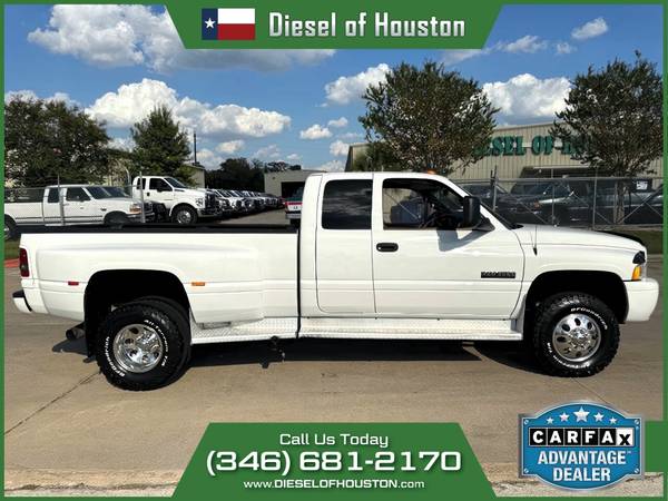 1999 DODGE RAM 3500 LARAMIE SLT 5.9L CUMMINS DIESEL - $28,995 (DIESEL OF HOUSTON)63621100040193124