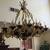 Elegant Two-Tone Chandelier with Gold Accents w/3 matching Sconces 5 thumbnail