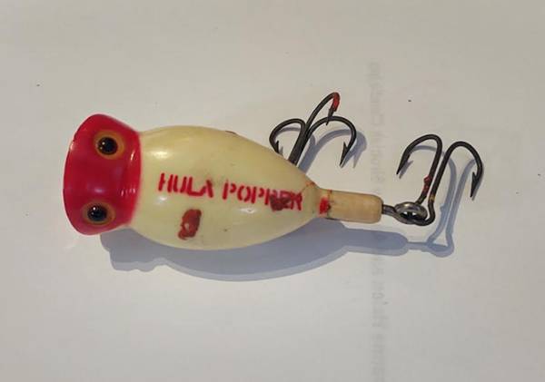 Vintage Hula Popper Top Water Lure 1