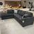 NEW - Large 2pc Sectional Couch w/Bumper Chaise 2 thumbnail