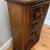 Mid Century Cabinet (Brutalist) Narrow Wooden French Doors 5 thumbnail