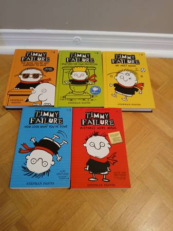 5 TIMMY FAILURE BOOKS (3 hardcovers) by Stephan Pastis 1