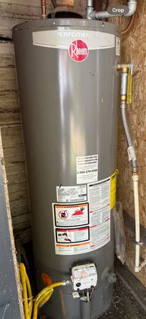 🔥 Rheem Performance 50-Gallon Natural Gas Water Heater – Like New! 🔥 1