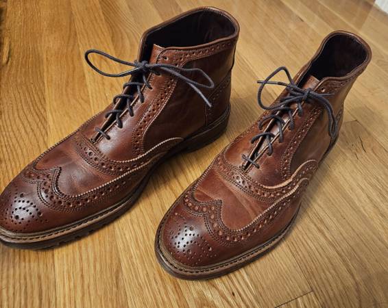 Whisky Tan Allen Edmonds Stirling Boots 1