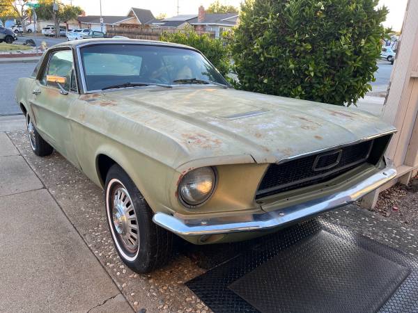 1968 Ford Mustang Coupe - $13,000 (fremont / union city / newark)63470223072515121