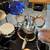 Beautiful, chrome Pearl Export 5 drum head drumset and highh 2 thumbnail