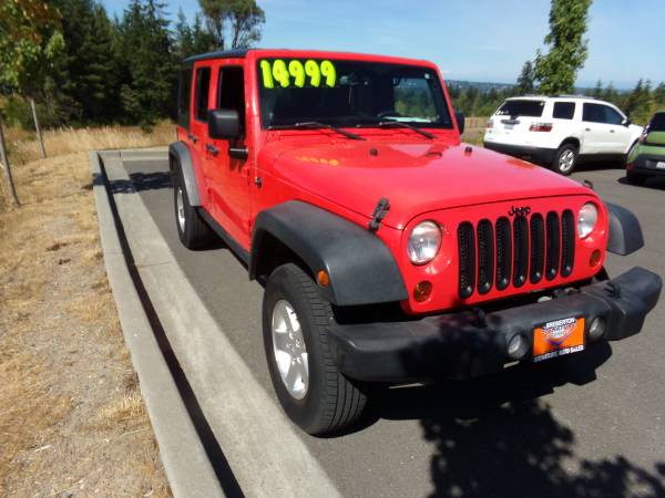 Jeep Wrangler Unlimited - $14,999 (FINANCING AVAILABLE 360-792-2277 or 792cars.com)63617418894467121