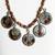 Vintage Sterling Silver Natural Branch Coral Necklace w/ Earrings 7 thumbnail