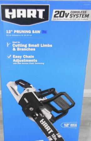 New Hart 20 V12” chainsaw 1