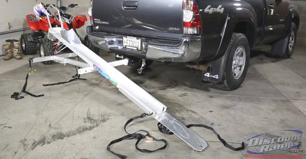 Tilt-a-Rack motorcycle/scooter carrier 1