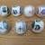 NEW Lot of 7 Vintage MINI SMALL Plastic NFL Football Helmets 2 thumbnail