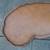 French Provincial Kidney-Shaped Leather-Top Cherry-Wood Coffee Table 4 thumbnail