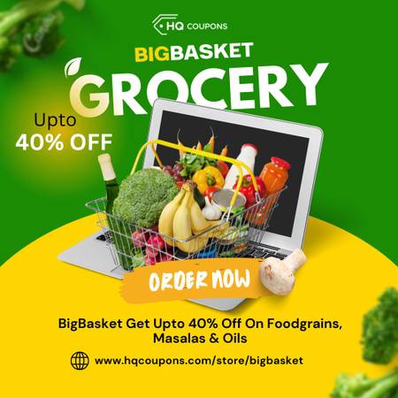 Bigbasket Coupon Code First Order | Get Up to 40% Off 1