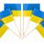 Ukrainian Flag Blue And Yellow Small Toothpicks 100Pcs 1 thumbnail