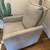 West Elm Paxton Upholstered Recliner, Brushed Crossweave, Light Gray 1 thumbnail