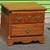 Matching pair of Vintage 2-drawer Nightstands w/ Decorative Hardware 5 thumbnail