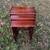 Vintage solid cherry set of three nesting tables 2 thumbnail