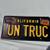 BLACK LICENSE PLATES - UN TRUC - PERFECT for a TESLA CYBER TRUCK 1 thumbnail