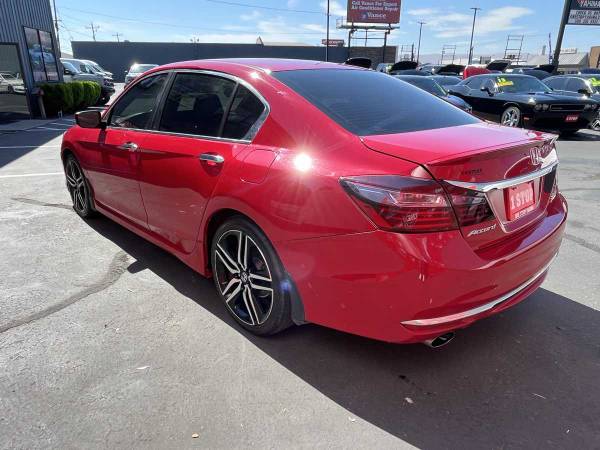 2017 Honda Accord Sedan Sport SE sedan San Marino Red - $11,888 (CALL 509-587-3363 FOR AVAILABILITY)63470421310595123