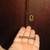 Antique Wood Armoire Wardrobe with key - vintage 5 thumbnail