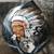 Carved ceramic - Indian War Chief w/Wolves 2 thumbnail