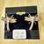 Fashion Gold Dragon Fly Cubic Zirconia Earrings 1 thumbnail