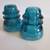 Pair of Vintage Glass Insulators 1 thumbnail