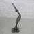 Boris Kramer Vtg "Carpe Diem" Hand Forged Steel Sculpture 9 1/2" Tall 6 thumbnail