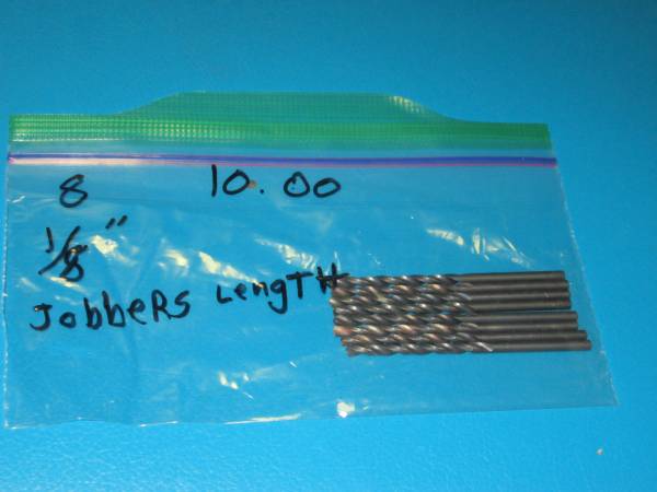 Hercules 1/8"  High Speed  Drill Bits 1