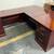 Cherry Veneer L Desk with Storage Towers 4 thumbnail