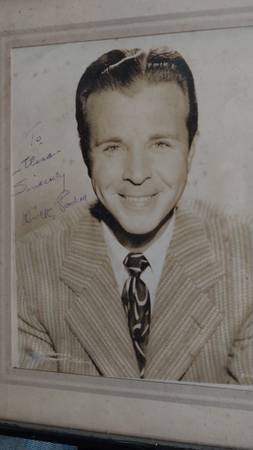 Dick Powell, signed photo 1