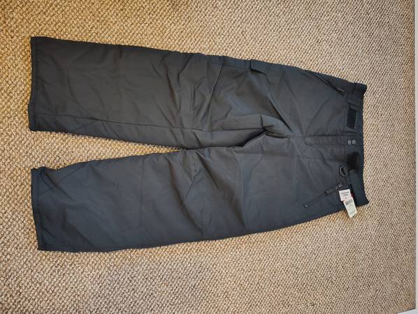 NEW boys snow pants size L 10-12 black 1