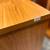 Teak Filing Cabinet on Rolling Caster Wheels Lock and Key -3 Drawer 7 thumbnail