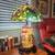 Tiffany Style Stained Glass Lamp Birds & Flowers 1 thumbnail