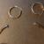 Vintage 925 1/20 10k AU Bangle and Earrings Set. 6 thumbnail