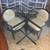 Glass top dining table with 2 chairs 3 thumbnail